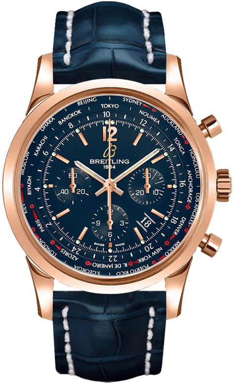 breitling men's swiss made automatic unitime transocean pilot watch|breitling transocean unitime pilot.